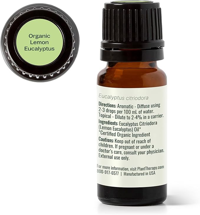 Aceite Esencial Orgánico de Eucalipto Limón - 10 mL miniatura 7