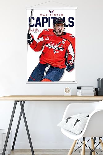 Miniatura 5 de Trends International NHL Washington Capitals - Póster de pared con marco magnético de Alexander Ovechkin Series 23