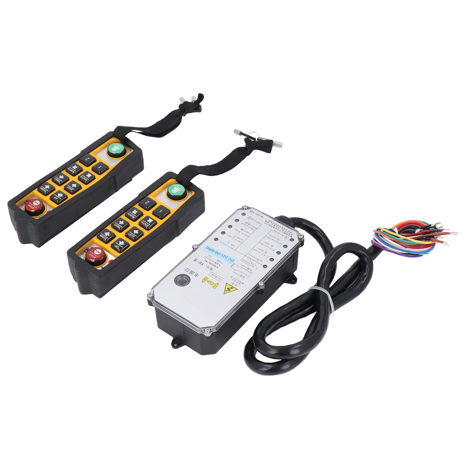 Crane Remote Control Kit Handles 6 Direction Buttons Electric Industrial Remote Control DC24V