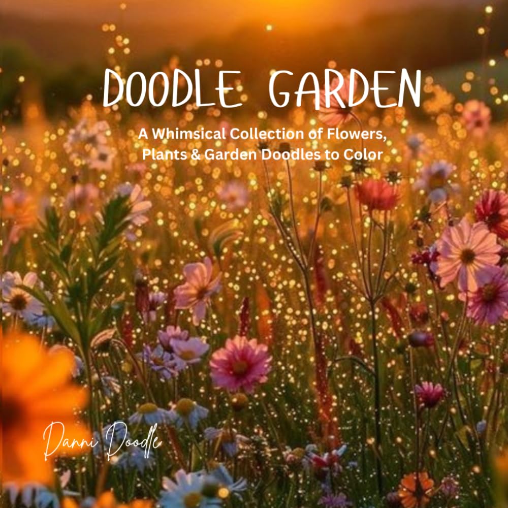 Doodle Garden: A Whimsical Collection of Flowers, Plants & Garden Doodles to Color