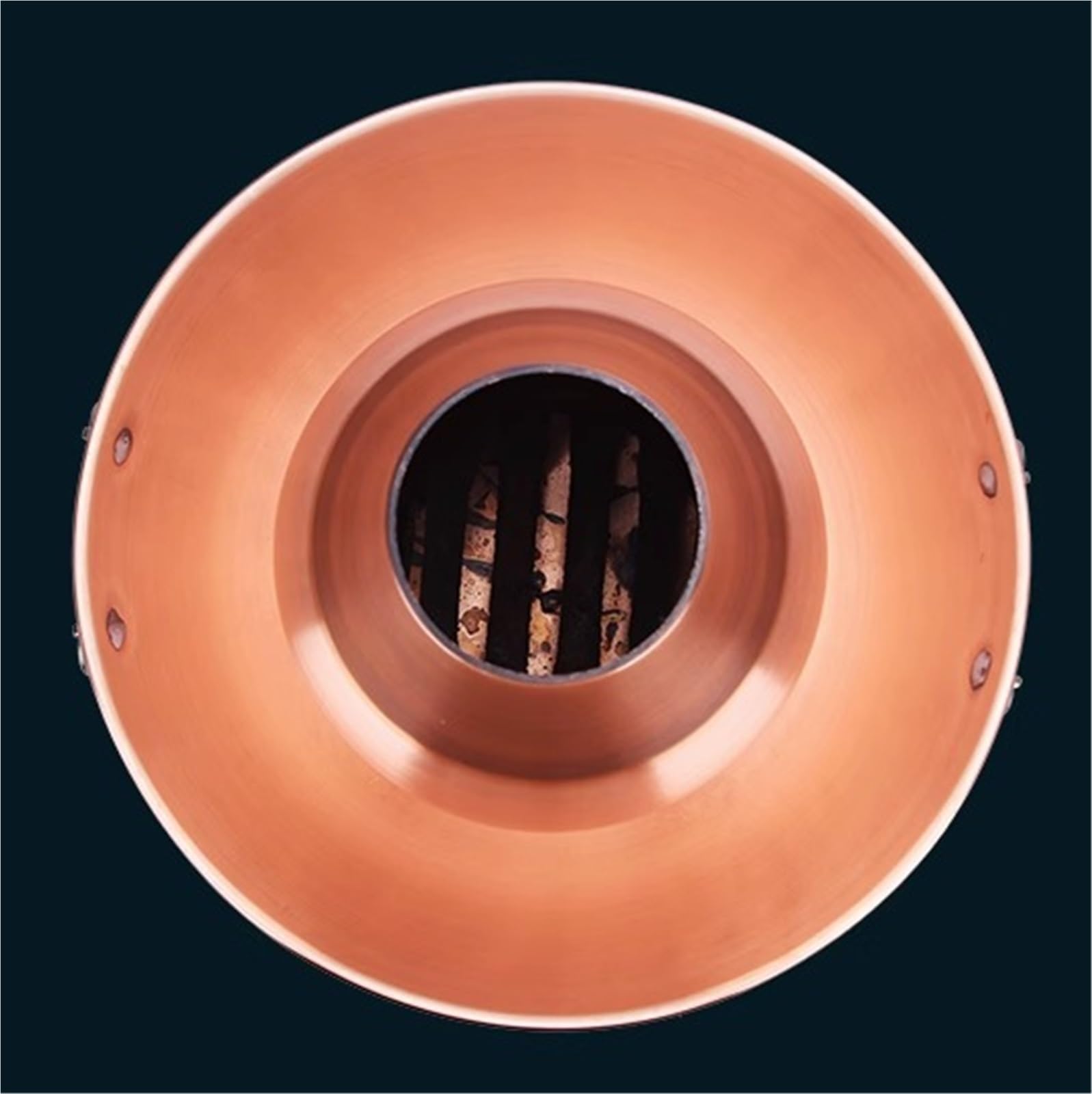 INUUXLG Vintage Hot Pot Hotpot Chinese Traditional Hot Pot Copper Hot Pot Features Cookware Shabu Cooker(30cm) (Copper 38cm) (Copper 36cm)