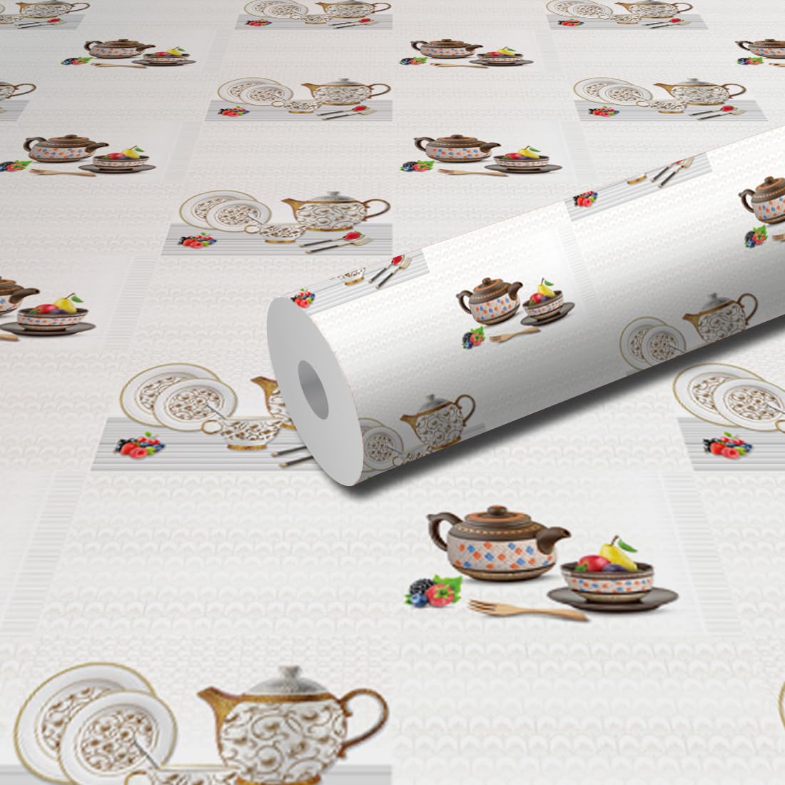 WallWear- Wallpaper for Kitchen Waterproof | Wallpaper for Kitchen Oil Proof | Kitchen Wallpaper Cup Plate Size (40x200) Cm Diwali Decorations Kitchen Wallpaper(Cup Plate Set) (B0CH8CYNDP) Amazon Price History, Amazon Price Tracker