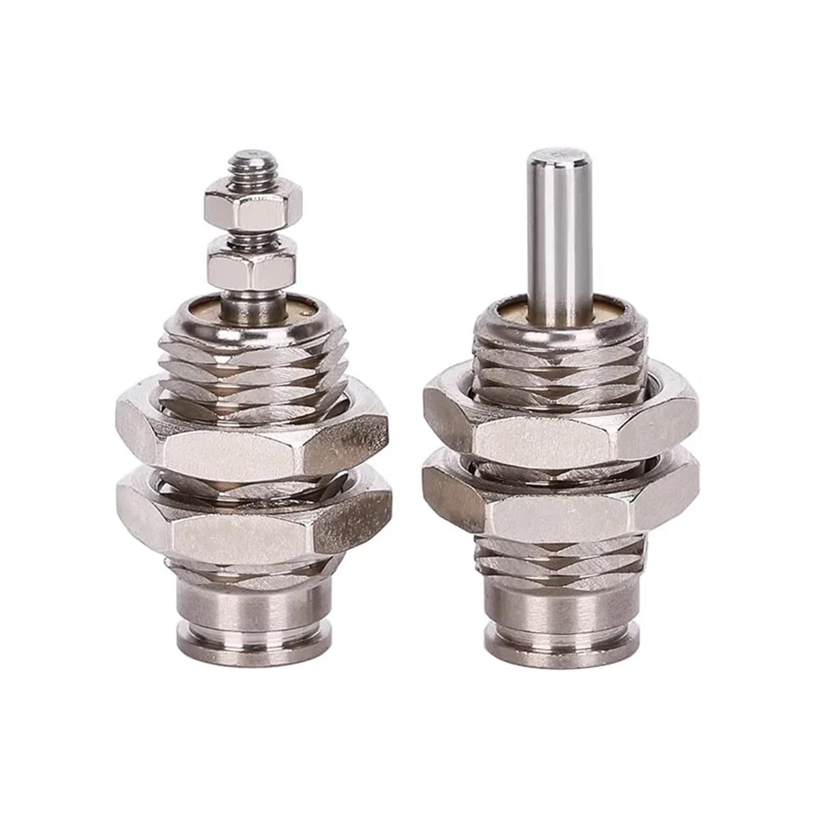 Lot de 5 Mini-vérins pneumatiques CJPB 6/10/15, à Simple Effet, Course de 5, 10, 15 et 20 mm(CJPB6x15,No External Thread-B)