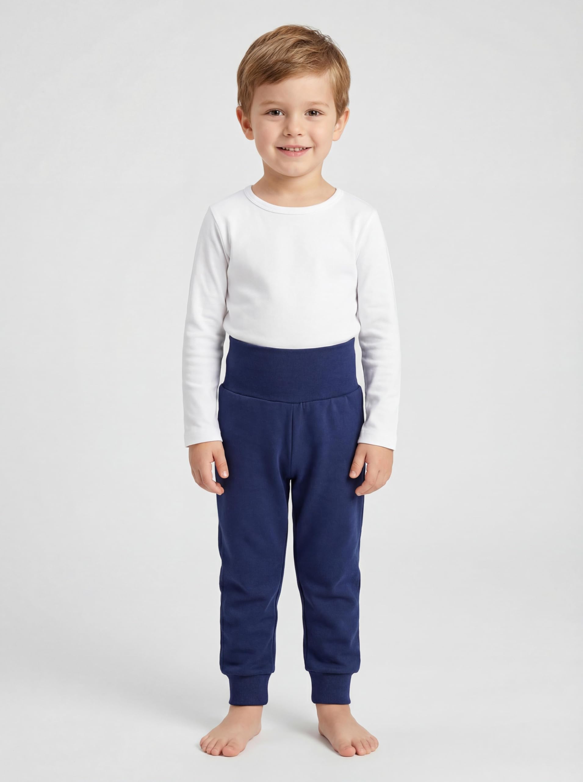 TupTam Pantalon Bébé Garçon 3 Pièces – Pantalon Coton Bébé Confortable, Certifié Oeko-TEX