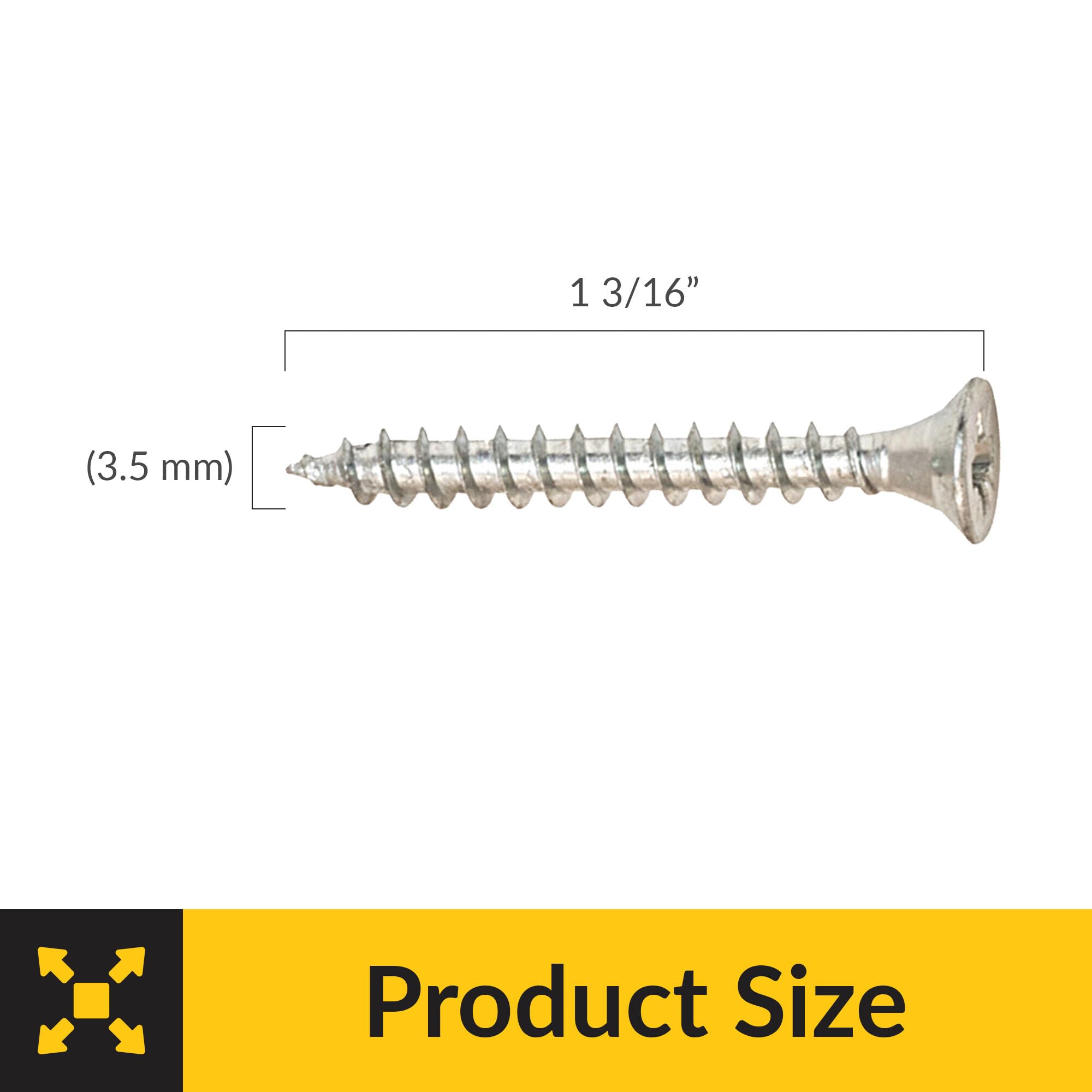 Brixwell SRW2019812001 Bracket Screws with Phillips Drive Pack of 100