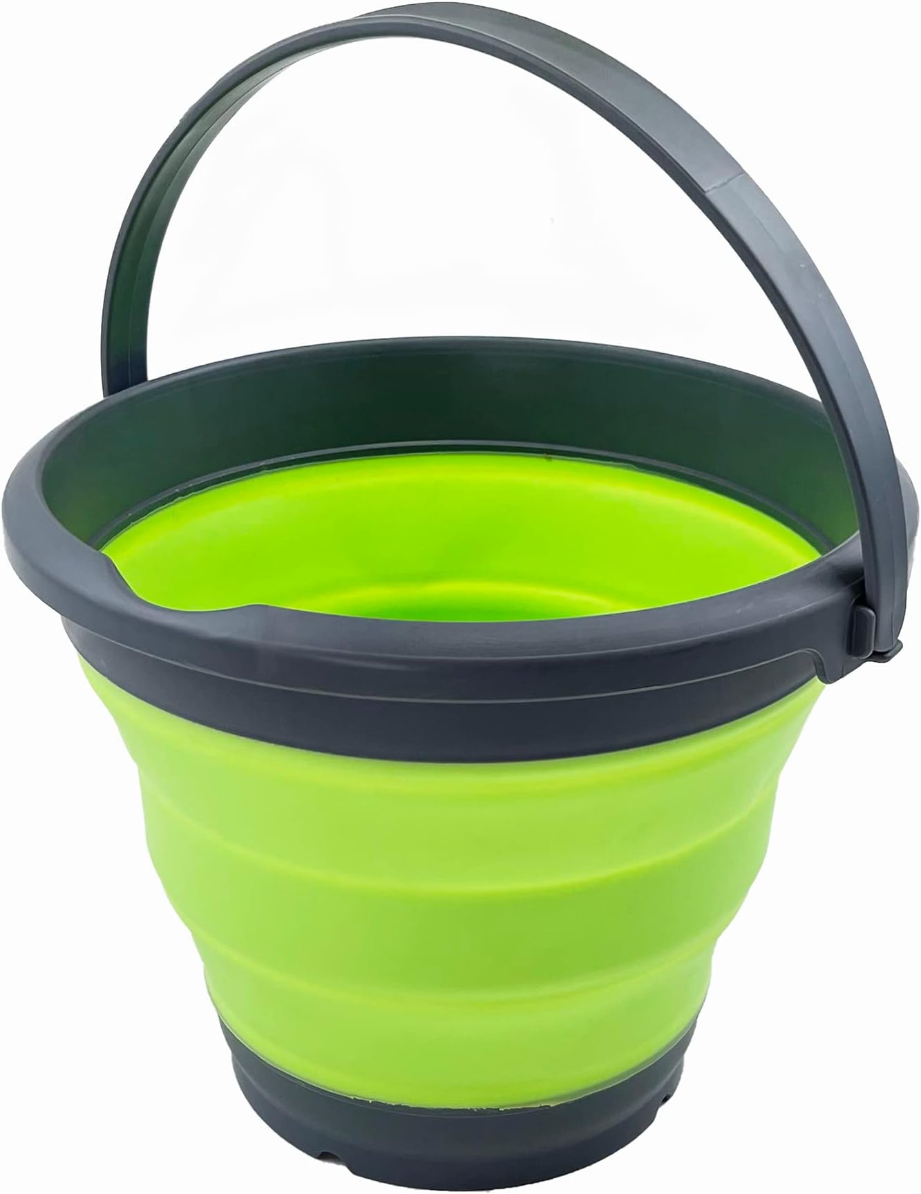 SAMMART Collapsible Bucket – 5.5L Round Foldable Tub For Camping, Fishing & Outdoor Use