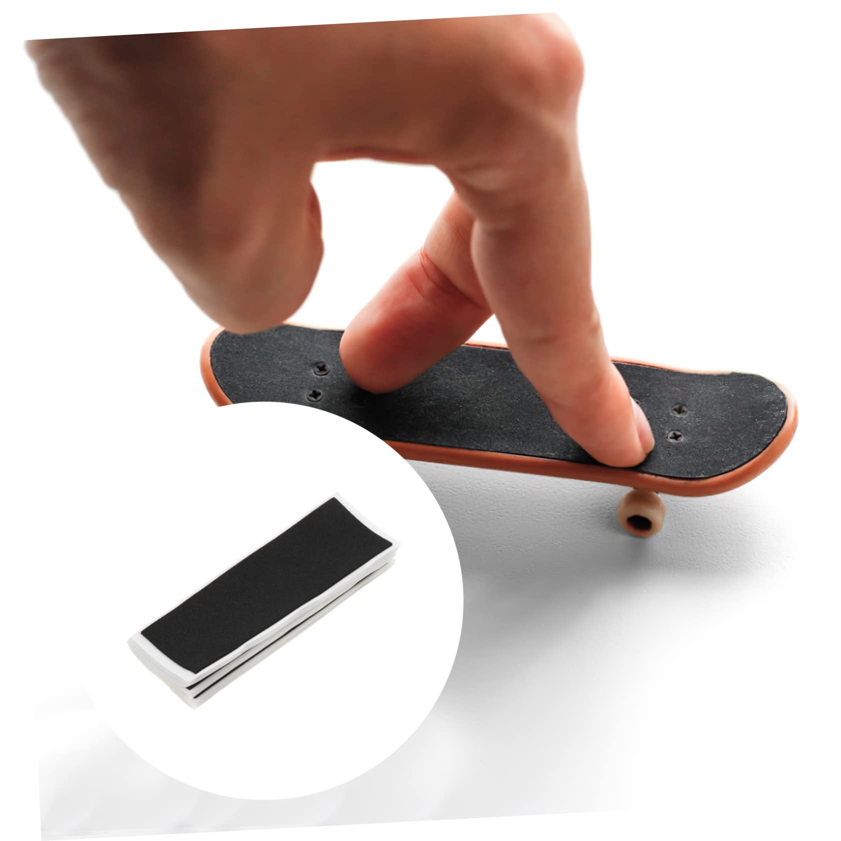 VICASKY Foams Grip Tapes for 10pcs Non-Slip Skateboard Grip Tape Sturdy and Easy to Apply for Finger Skateboarding