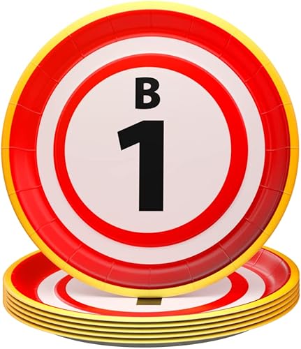 Miniatura 4 de Blue Orchards Paquetes de fiesta de Bingo Deluxe (70 piezas para 16 invitados)  Decoraciones de fiesta temática de bingo, decoraciones de fiesta