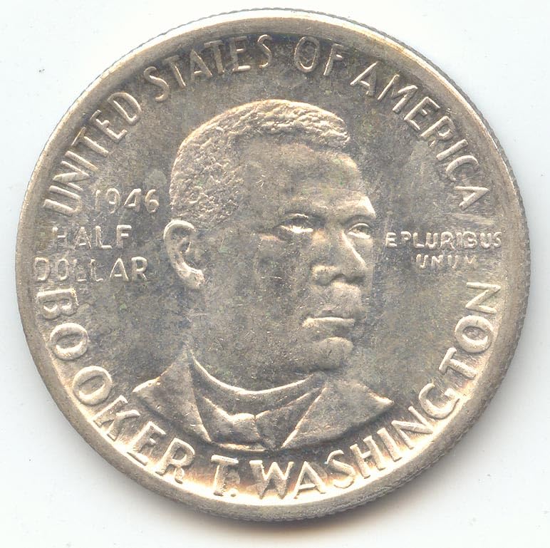 1946 S Commemorative Booker T. Washington Half Dollar Choice Brilliant Uncirculated