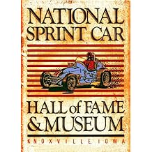 CrashDaddy Knoxville Sprint Car Hall Of Fame Racing Poster 1970's Vintage Type