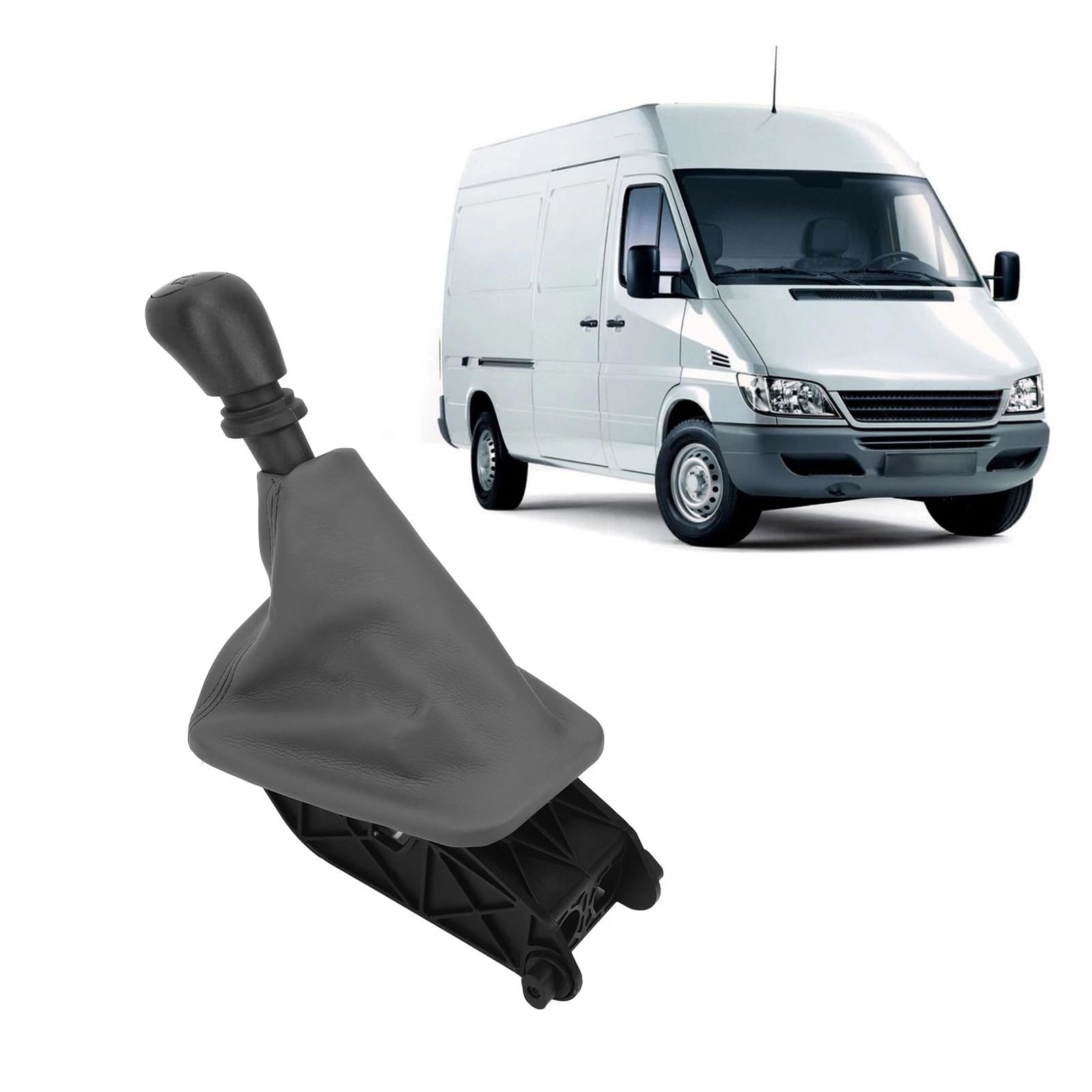 Palanca de cambios mecanismo de palanca de cambios pomo de cambio compatible con Sprinter CDI 901 902 903 904 905 1995-2006 reemplazo para 0002600009 A000260009