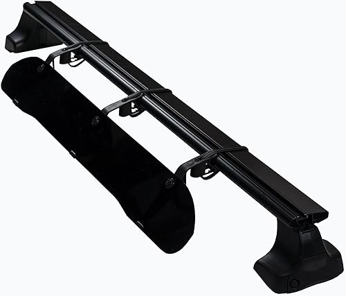 Miniatura 4 de Carenado universal para parabrisas para portaequipajes de techo, 34 pulgadas, reductor de ruido largo, kit de deflector de aire aerodinámico para