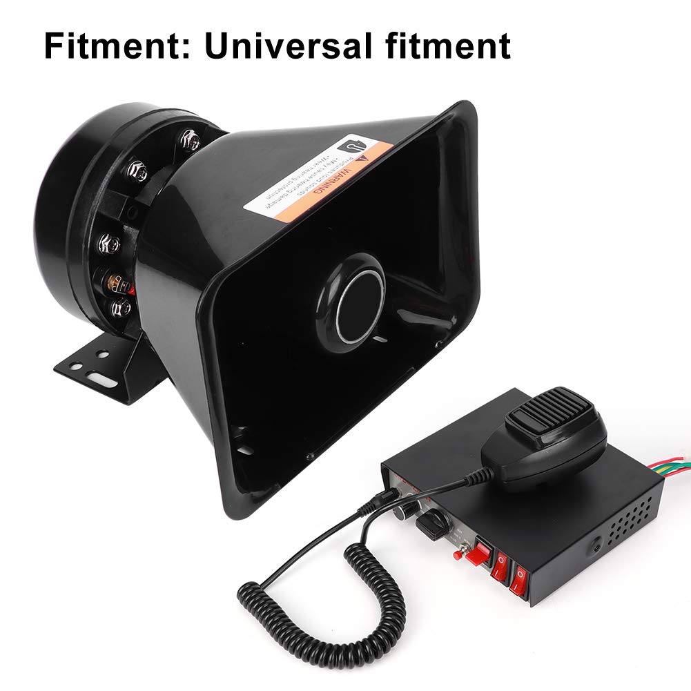 Kit di clacson a sirena per auto, 200 W, ad alto volume da 130 dB, 9 toni, per la sicurezza personale dei veicoli, misura universale