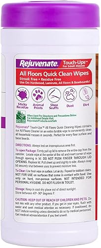 Miniatura 3 de Rejuvenate All Floors - Toallitas de limpieza rápida, 30 toallitas húmedas de limpieza de suelos grandes, sin rayas, sin residuos, no grasosas