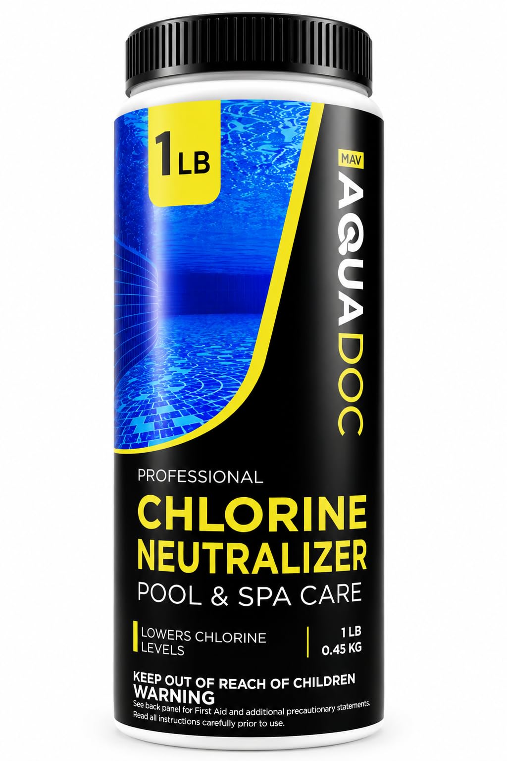 AquaDoc Chlorine Neutralizer for Pools &amp; Hot Tubs - Sodium Thiosulfate, 1lb