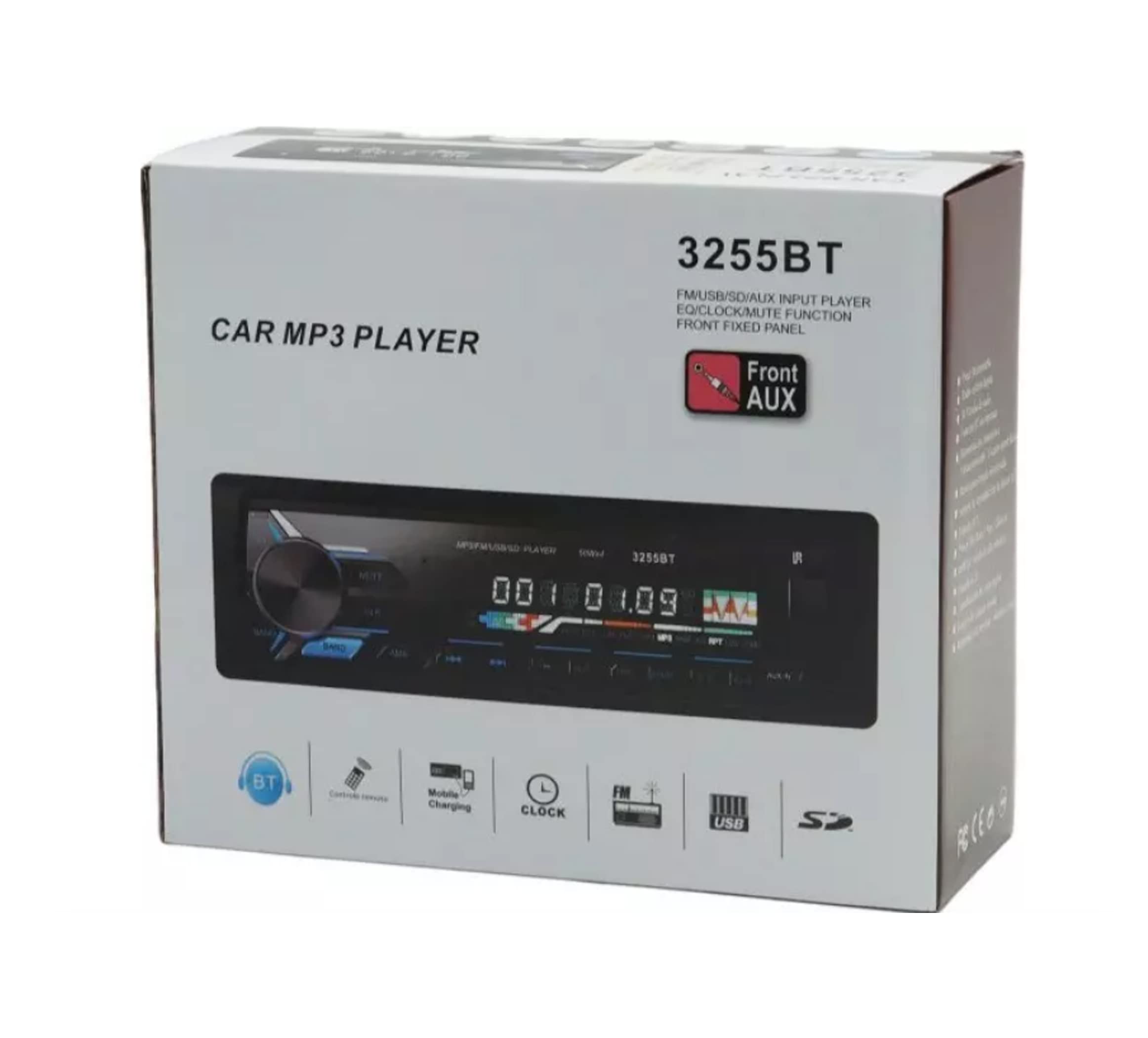 STEREO AUTO 1 DIN, AUTORADIO BLUETOOTH FRONTALINO ESTRAIBILE UNIVERSALE CON TELECOMANDO, AUTO RADIO 60W X 4 FM MP3 PLAYER USB SD AUX - DISCORAMA®