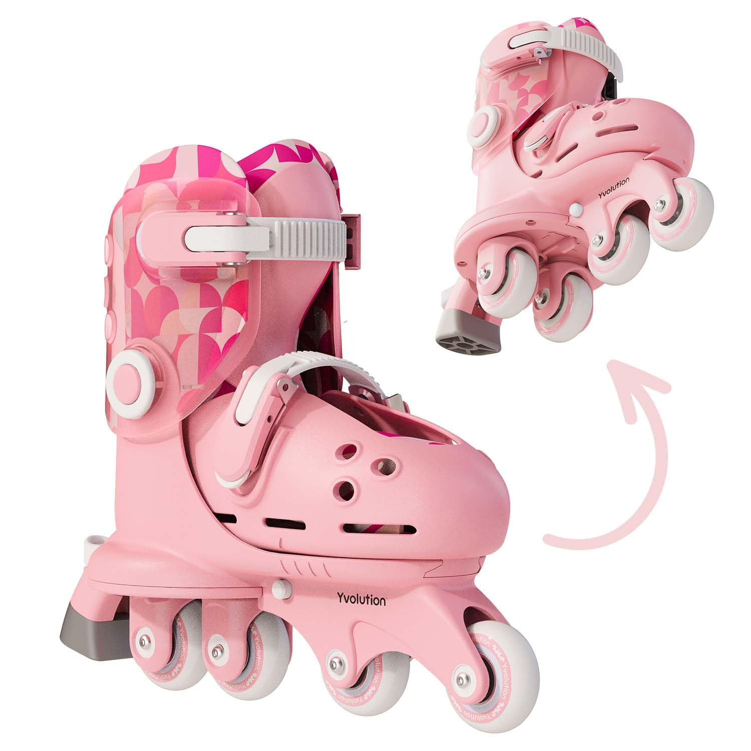 Amazon.co.jp: Yvolution Twista ローラースケート 子供 ローラー