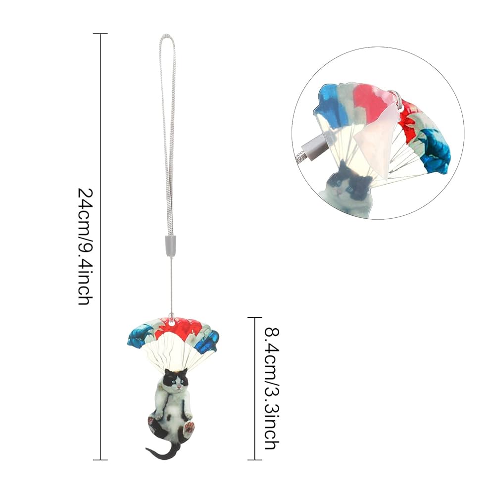Amazon.co.jp: 猫と風船 カーパラシュートハンギング