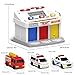Rescue Station Kids Playset, Kids Toys for 3 4 5 6 Years Old Boys,3-Bay Parking Garage Toy Set Fire Truck,Ambulance,Police Car, Emergency Vehicle Toys with Sound and Flashing Light for Toddler