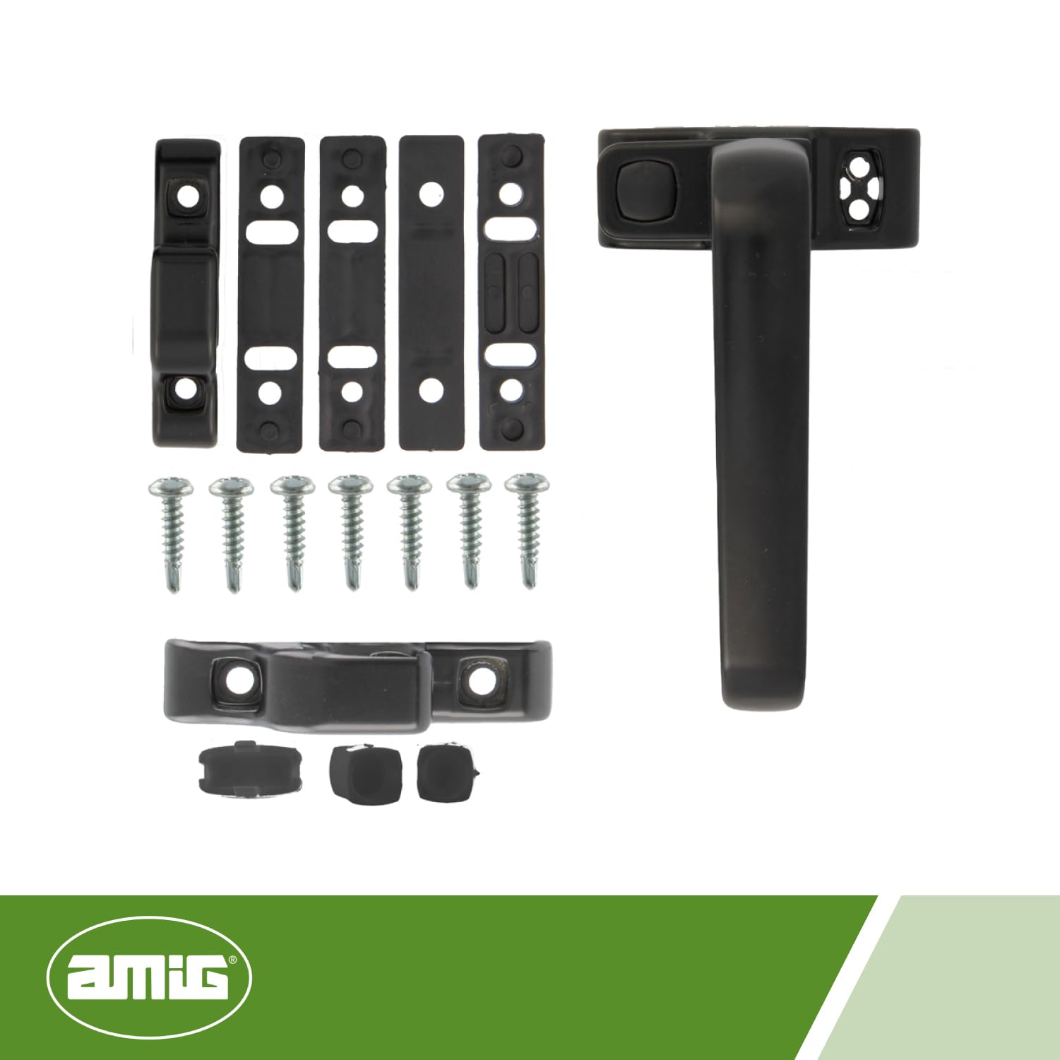 Amig - Gamma Locking Handle, Black, 122 X 70 MM - Image 4