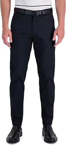Kenneth Cole Pantalón casual elástico ajustado para hombre