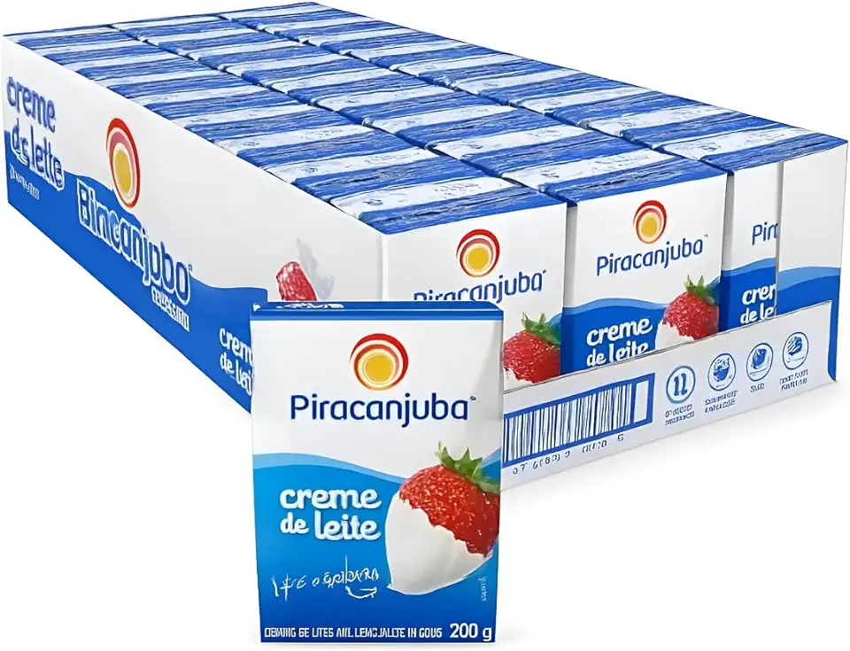 Creme De Leite Piracanjuba 200g Caixa Com 27 Un
