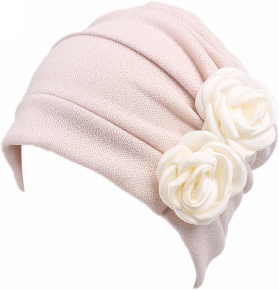 HONENNA Chemo Caps Headwear for Women Turbans Beanies Flowers Hats Headwrap for Cancer Patient Hair Loss - Image 3