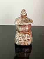 岸野寛　伊賀焼〆香合　京都思文閣個展　共箱　五輪塔　茶道　茶道具　陶芸 Amazon.co.jp: 岸野寛 伊賀焼〆香合 京都思文閣個展 共箱 五輪塔 茶道