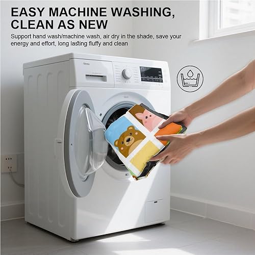 Miniatura 4 de Cat Bed Cute Cartoon Animals XL Pet Beds Foldable Tuff Cargo Dog Bed Non Slip Bottom Cama para Perros Grandes 24 × 18 inch