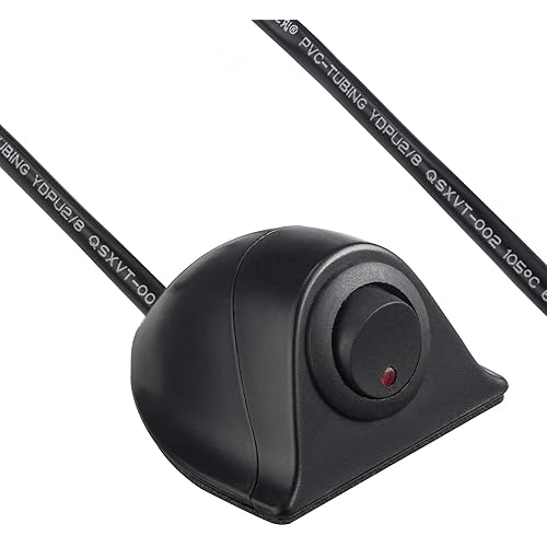 Car DIY Switch Paste Type Rocker Switch Off/ON Universal DC12V Switch for Fog Driving Lights neon Lights LED Light bar etc. (Black)