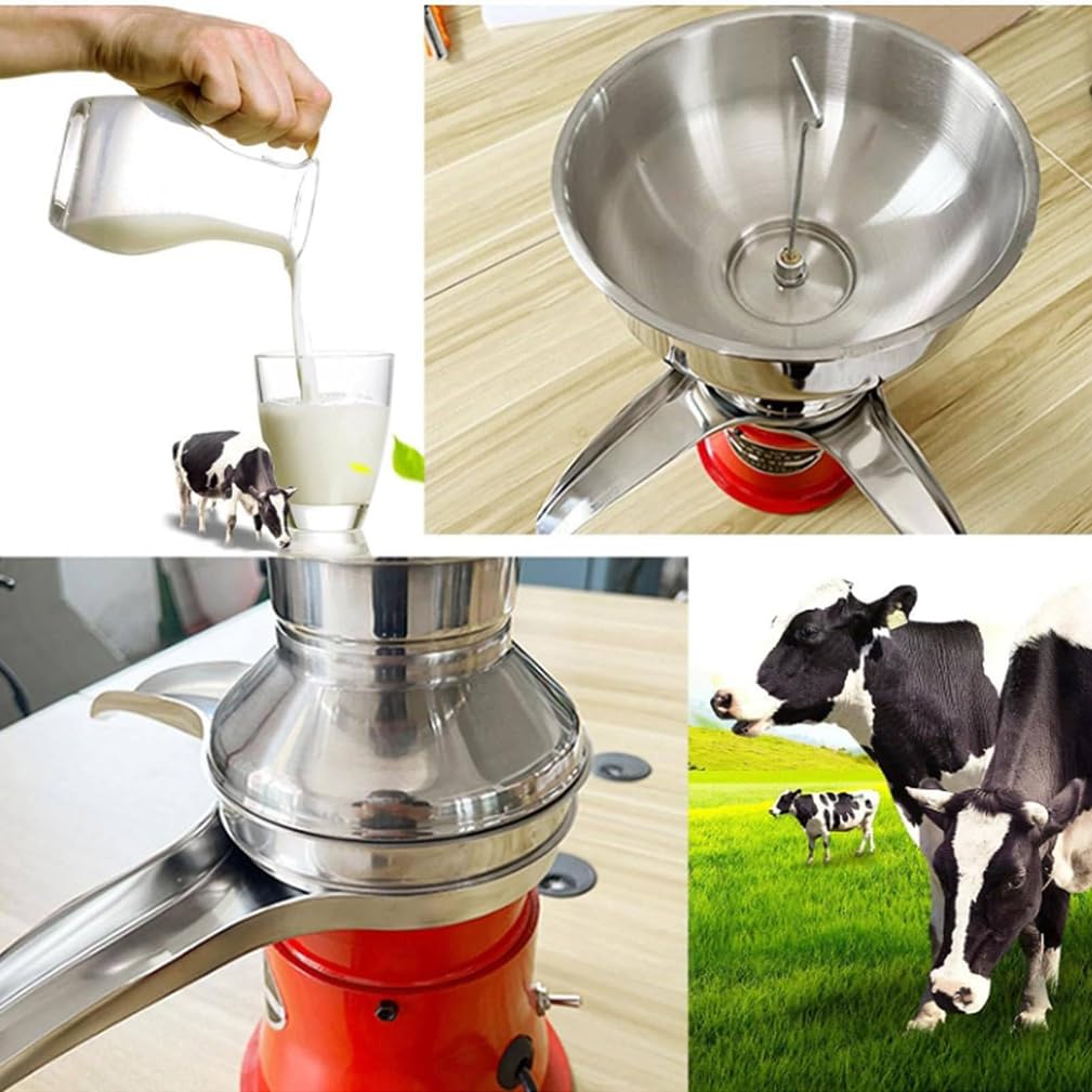 Separatore di crema di latte, macchina elettrica del separatore del burro 50L/H per la lavorazione dei prodotti lattiero-caseari, fattoria, negozio di dessert