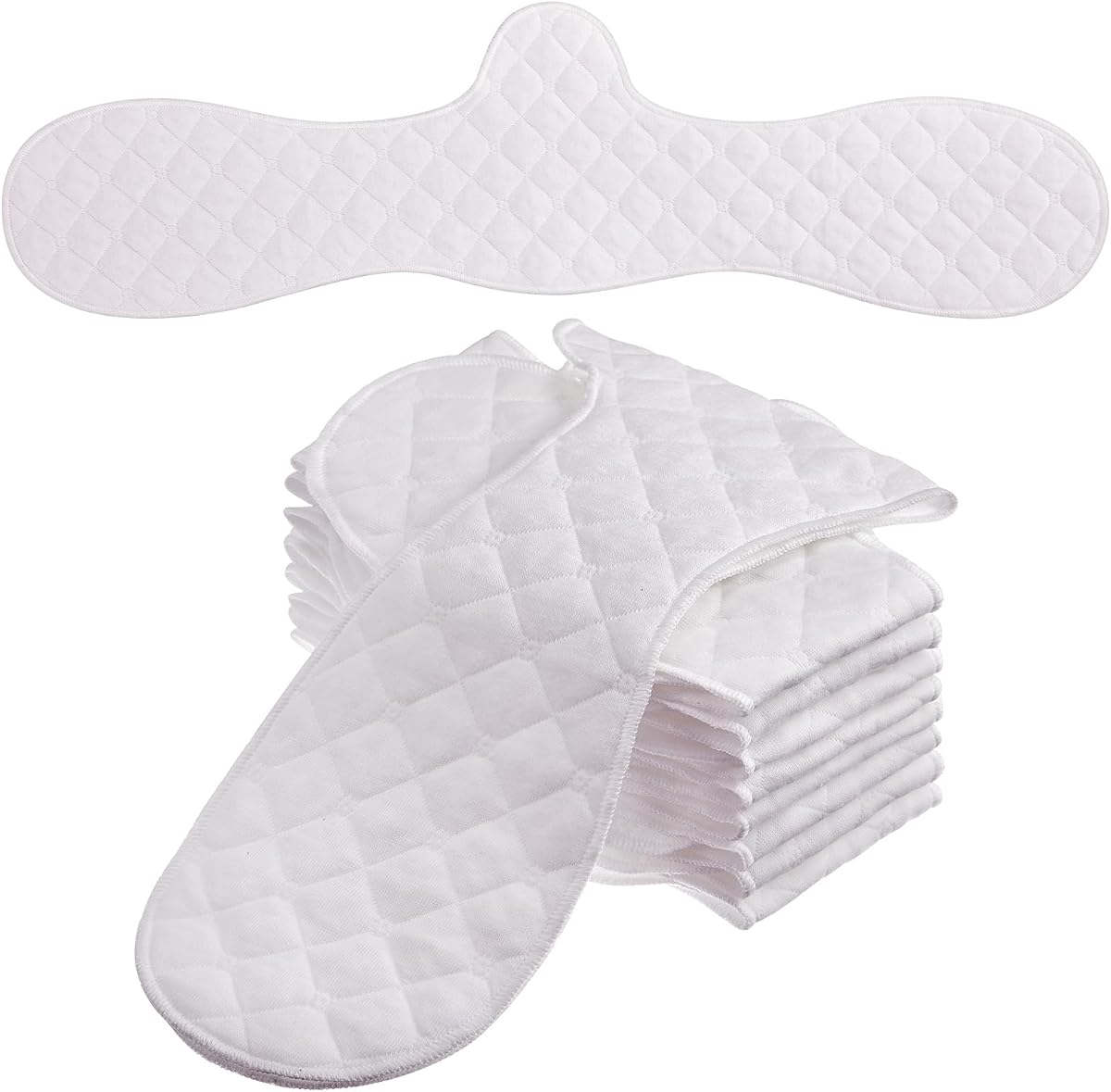 Boyiee 9 Pcs Bra Liners for Sweat, 67% Cotton and 33% Polyester Fiber, Reusable Washable Under Breast Sweat Absorber Pads