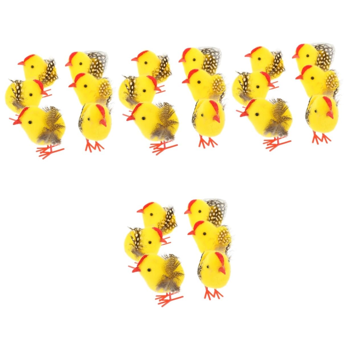 STOBAZA 24pezzi Decorazione Pasquale Figurine Plush Adorabili Per Scrivania e Decorazioni Per La Casa Per e