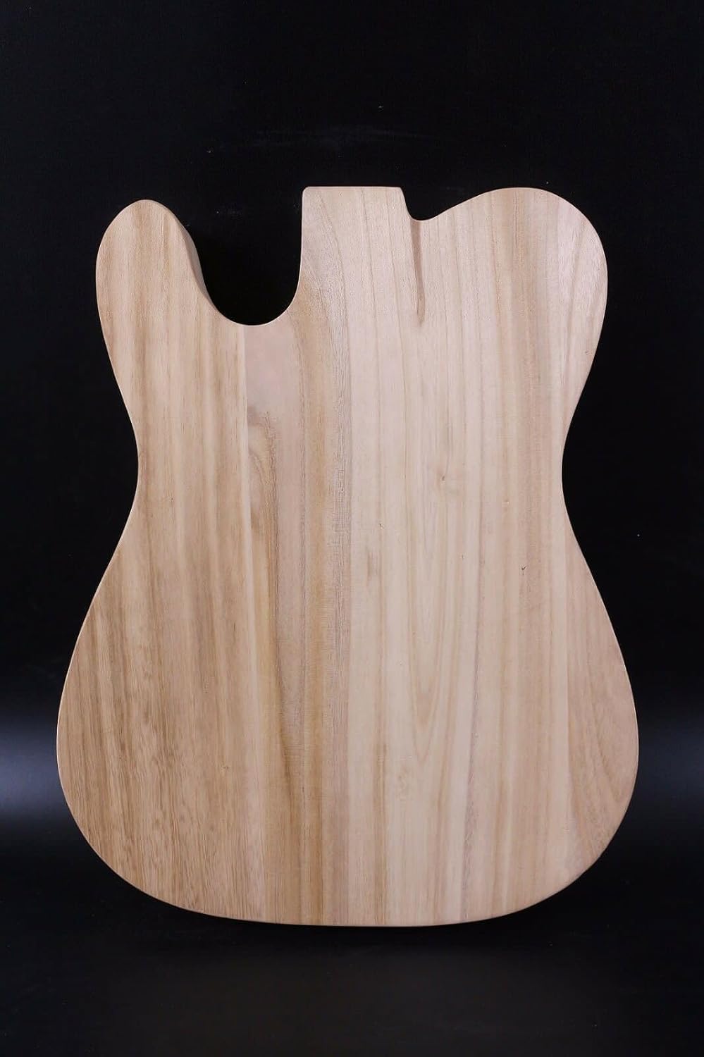 T-Style Electric Guitar Body Blank Solid wood Electric Guitar Body Unfinished Project Guitar Body Replacement (Paulownia Wood)