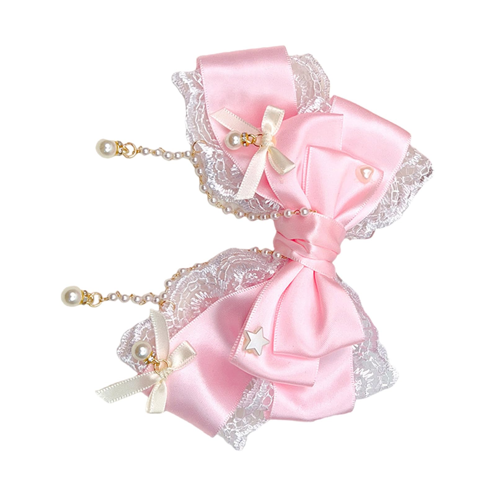 Maxtonser Elegant ' Tassels Hairpin with Sturdy Pearls and Bowknot Suitable for Birthdays and Celebration Stylish Outfits