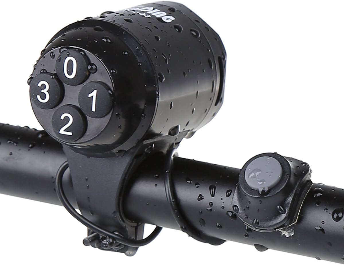 Password Bicycle Moped Cycling Bike Security Alarm Anti-theft Lock Loud Sound