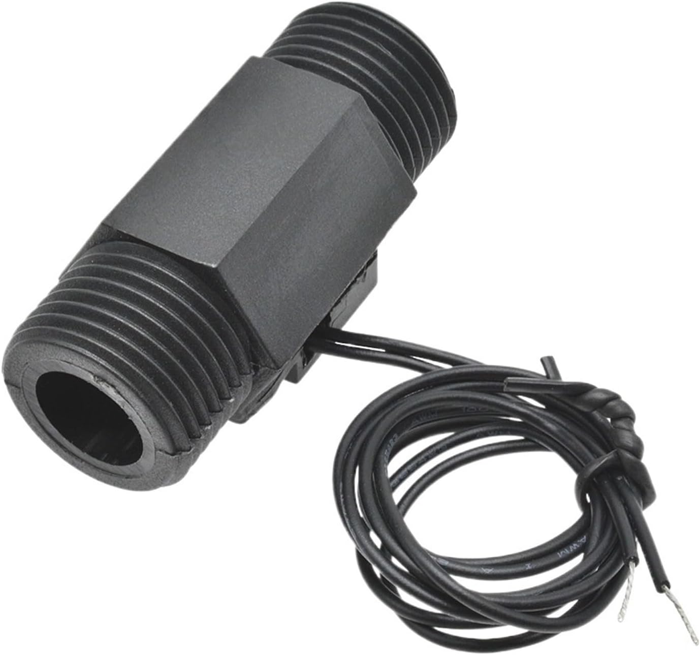 1pcs AC 220V 3A 22mm Magnetic Plastic Water Flow Switch G1/2 Liquid Level Sensor Switch Normally Open for Welding Cutting Machine