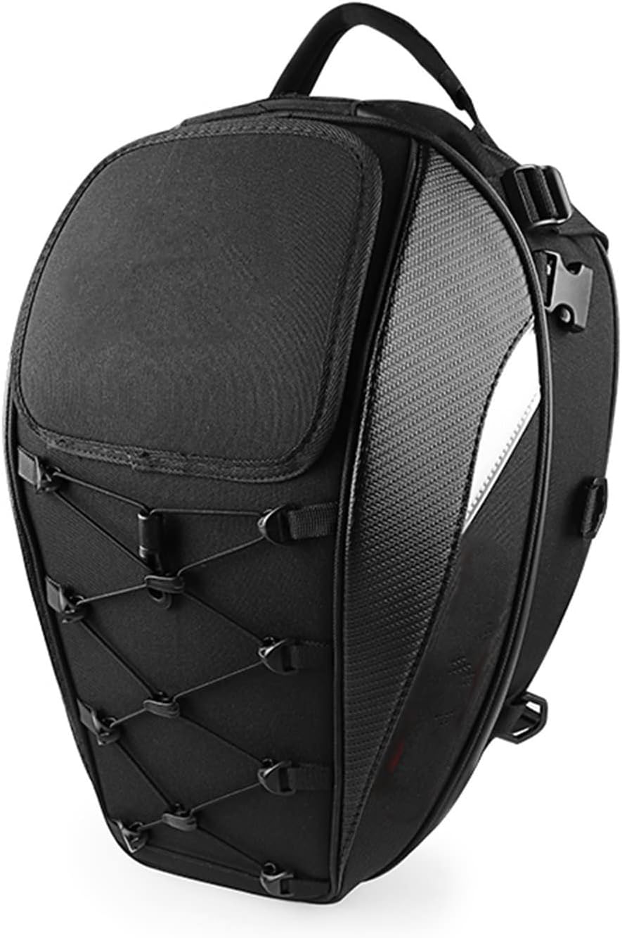 LZTIA Saddlebags Motorcycle Helmet Bags Tail Bag Backpack Hard Shell Riding Bag for
