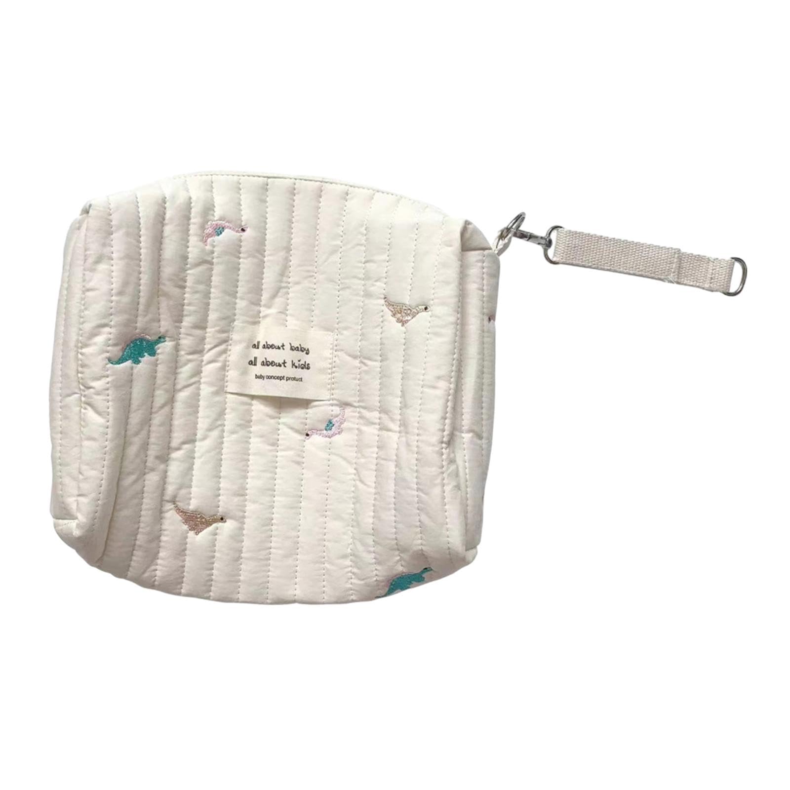 LOOM TREE® Quilted Cotton Cute Organizer Pouch Stroller Bag Organizer for Shopping Home Dinosaur | Strollers & Accessories | Stroller Accessories | Organizers & Nets-image-37