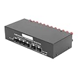 Audio Selector Box, Passive Selector Switch 4 Way Amplifier 2 Speaker Out Audio Selector Box Passive Speaker Selector for, Selector Switch Boxes
