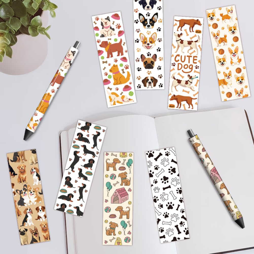 48 Sheets Dachshund UV DTF Pen Wraps - Waterproof Sticker Decals For Personalizing Pens, Pencils & DIY Crafts - View #9