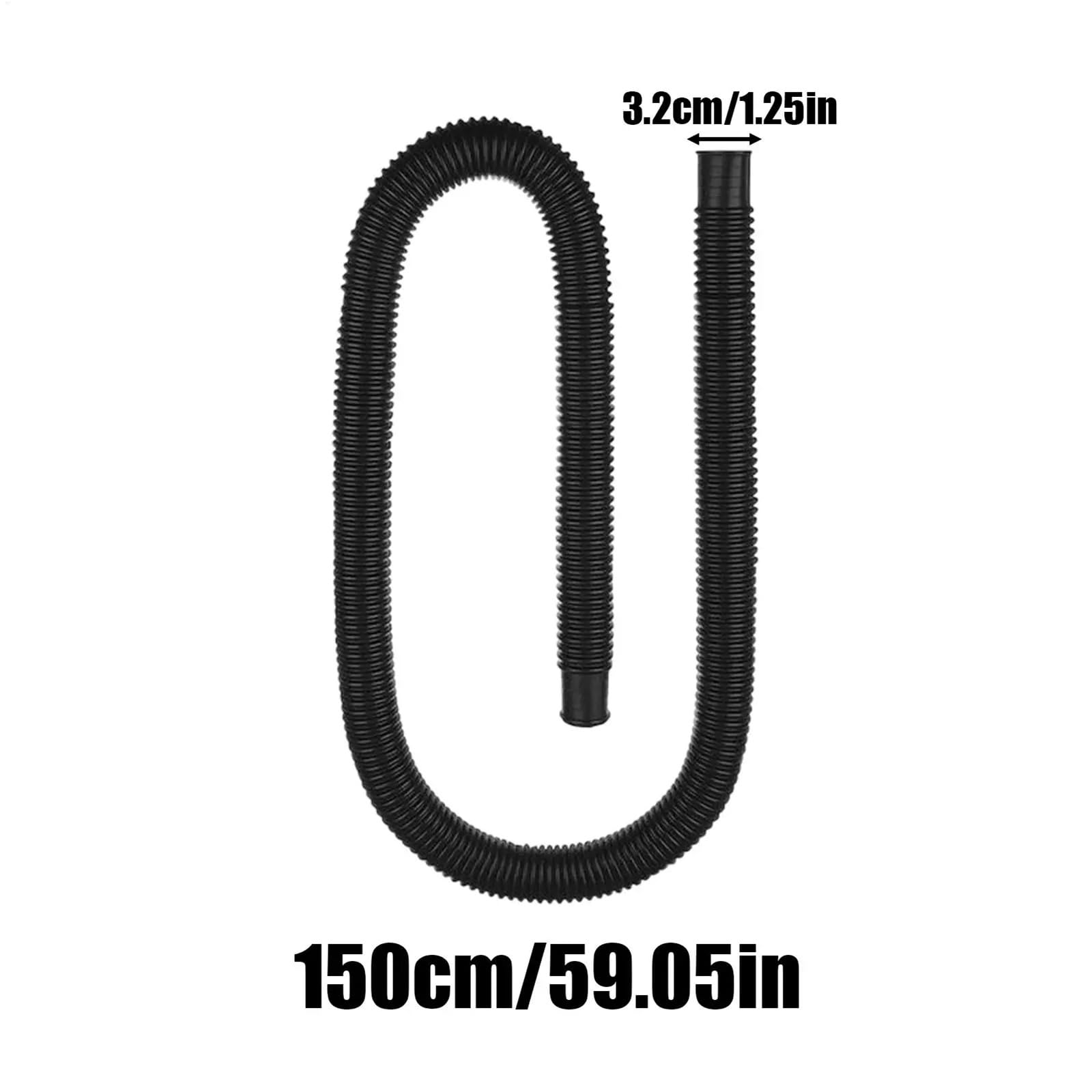 Tuyaux de piscine robustes 32 mm, ensemble tuyaux en pouces, pièces et accessoires for spas, for le drainage des eaux usées nettoyage à contre-courant été Pour pompe, flexible pour eau