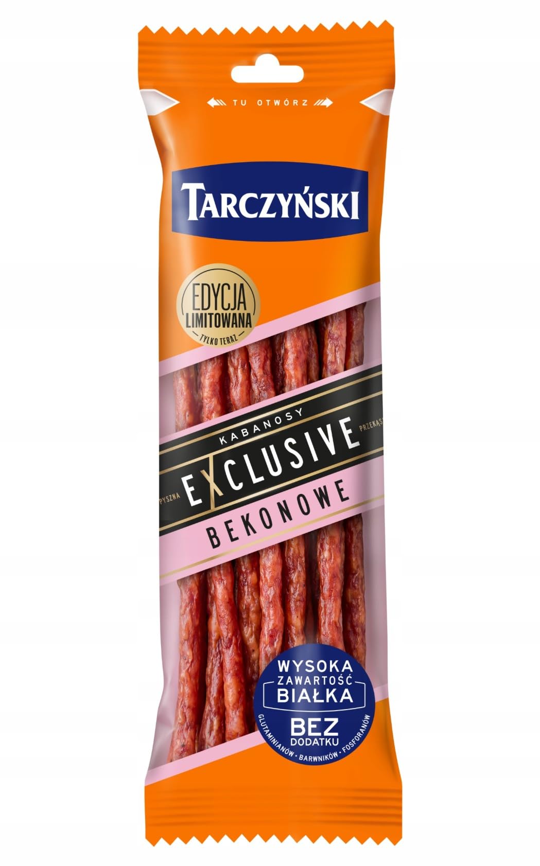 Tarczynski Kabanossi Bacon 18x 90g - Cabanossi Schweinefleisch Wurst Snack