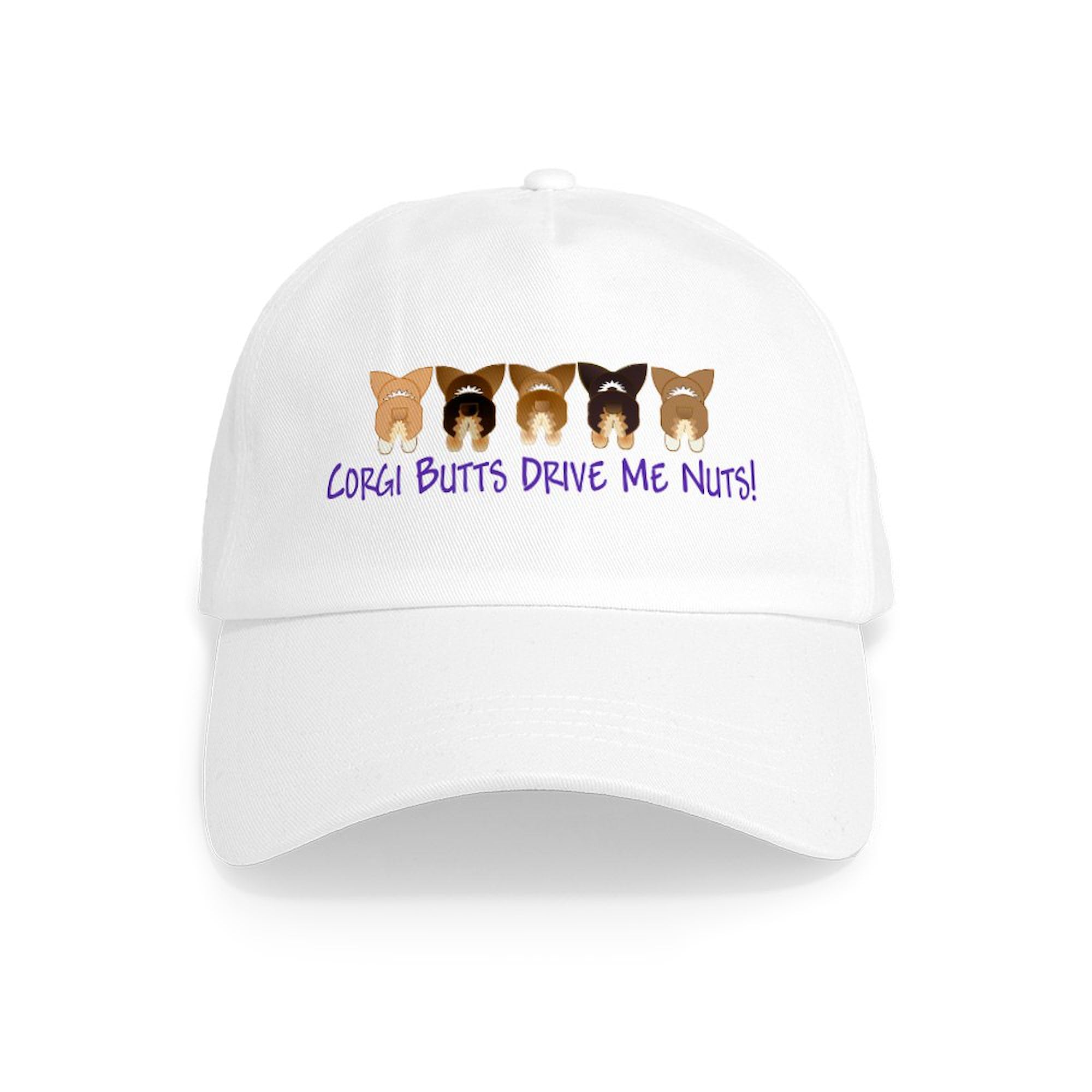 CafePress Happy Hearts Cap Adjustable Baseball Cap