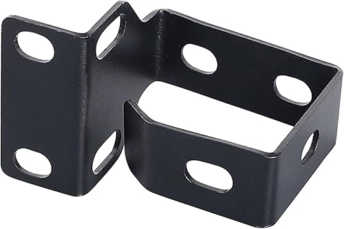 Miniatura 3 de Paquete de 8 ganchos metálicos de anillo en D para gabinete de rack de servidor de red, soporte de gestión de cables de montaje de cables,