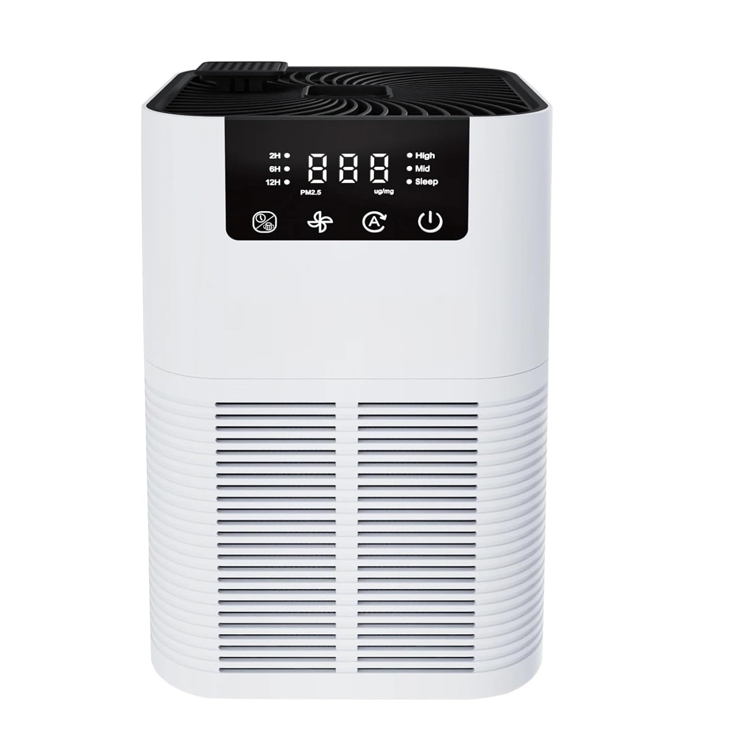 Air Purifier Portable Desktop Air Freshener for Home Allergies and Pets Hair Smokers in Bedroom HEPA Filter Air