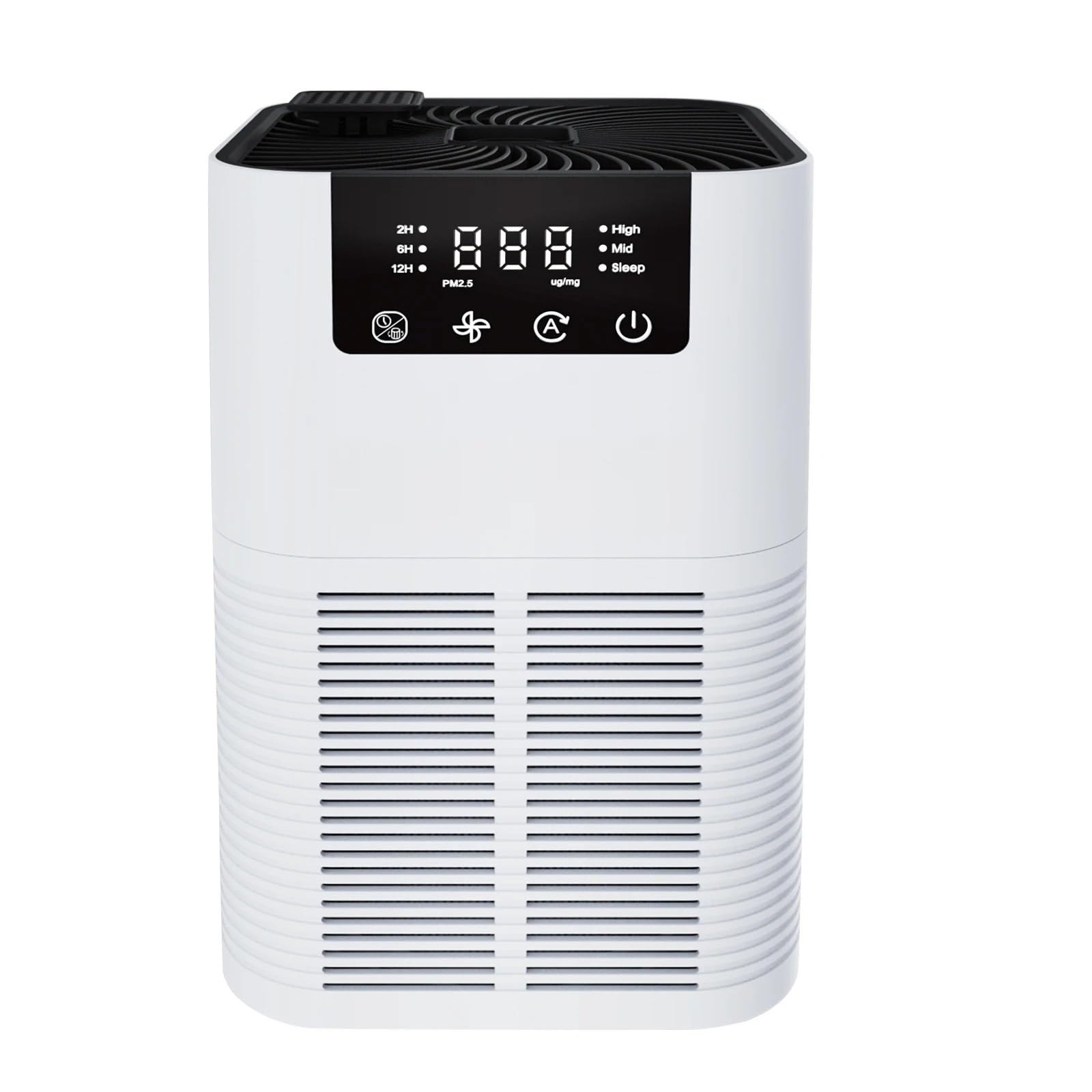 Air Purifier Portable Desktop Air Freshener for Home Allergies and Pets Hair Smokers in Bedroom HEPA Filter Air