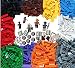 dreambuilderToy Building Bricks 1040 Pieces Set, 1000 Basic Building Blocks in 10 Popular Colors,40 Bonus Fun Shapes Includes Wheels, Doors, Windows, Compatible to All Major Brands