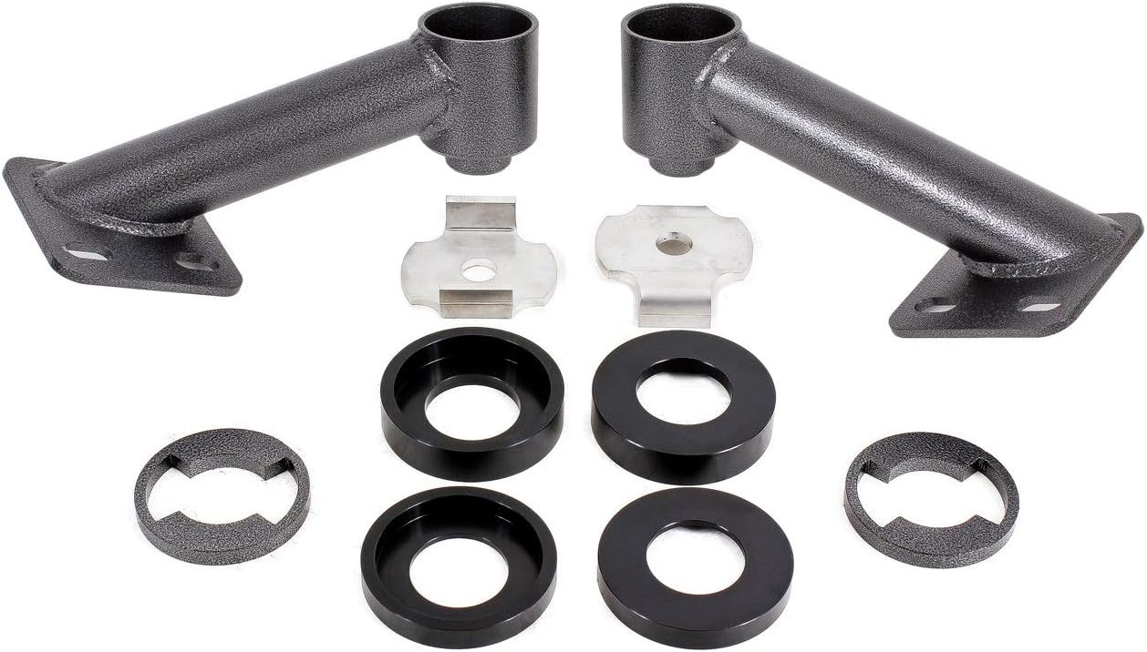 BMR Suspension CB005H - Cradle Bushing Lockout Kit, Level 2-2015-2017 S550 Mustang (Black Hammertone)