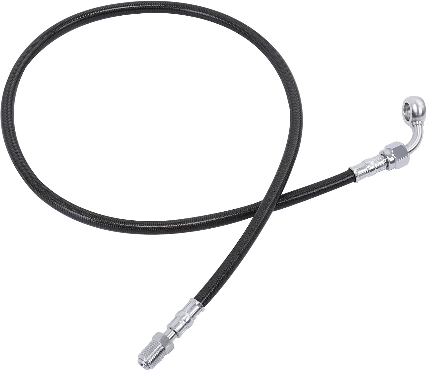 TCMT Black 28.43'' Brake Hose Fit For Harley 2018-2025 Softail Fat Boy Breakout Heritage Classic Street Bob